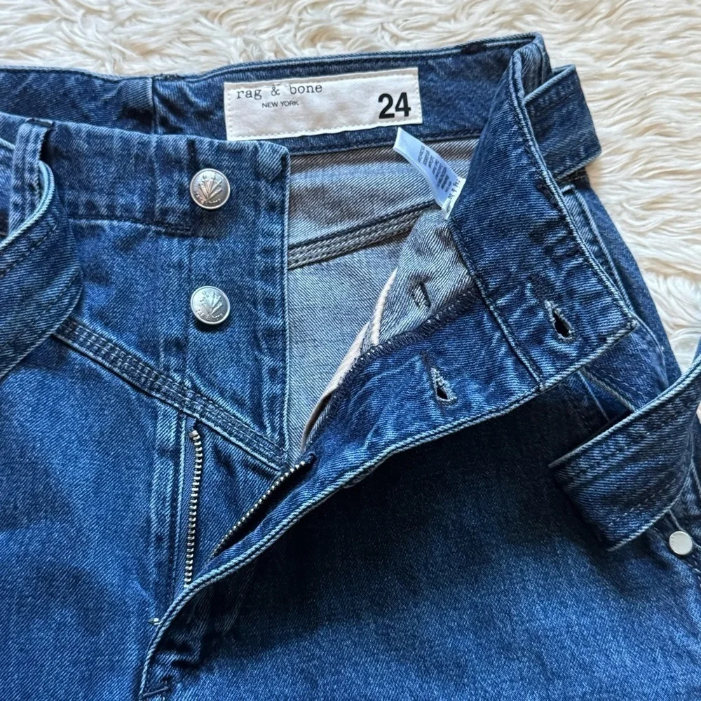 RAG & BONE Mia High-Rise Tapered Jeans - Size 24
